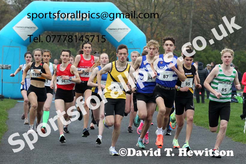 Mens and Womens under-17s 2021 Heaton Memorial Road Races, Town Moor, Newcastle. Photo: David T. Hewitson/Sports for All Pics